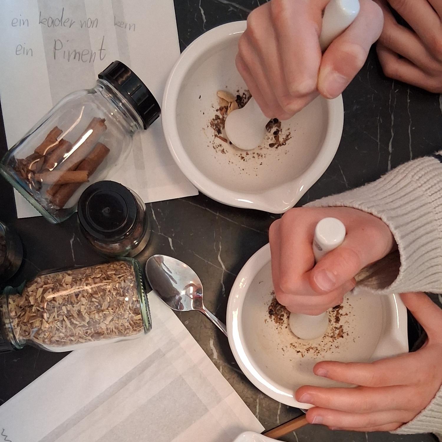 Mörsern in der Drogerie